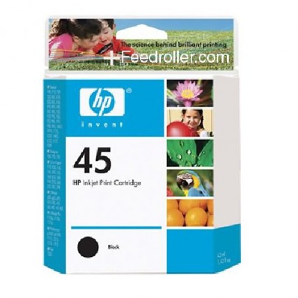 45Cartus cerneala neagra HP seria DeskJet 8xx/7xx/1120C/1125C 42ml