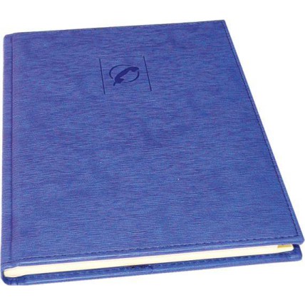 Agenda telefonica 16,2 x 21,8 cm, 96 file, AURORA Tempo - albastru
