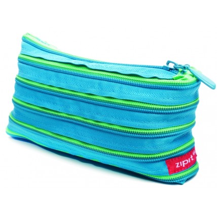 Penar cu fermoar, Bright Colors ZIP...IT - turcoaz neon/verde neon