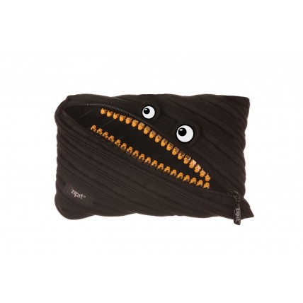 Penar cu fermoar, ZIP..IT Grillz Monsters Jumbo - negru cu dinti aurii