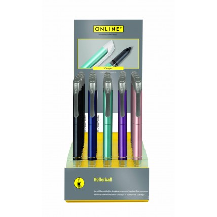 Display ONLINE Campus Colour Line, 21 rollere (6x OL-61100, 6x OL-61101, 3x OL-61313, 3x OL-61314, 3