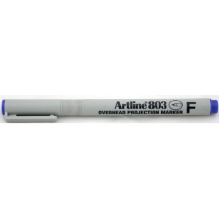 OHP Non-Permanent marker ARTLINE 803, varf fin - 0.5mm - albastru