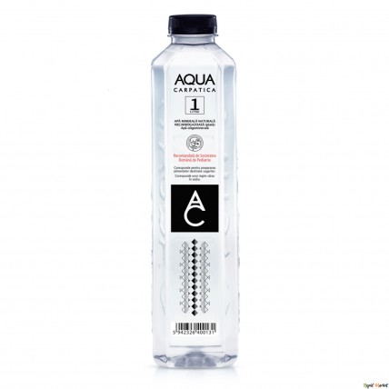 Apa plata Aqua Carpatica 1 L, 12 buc/bax