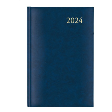 Agenda 14x21cm,1 zi/pag(384 pag) DAILY - Balacron albastru