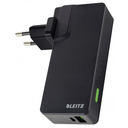 Incarcator si Baterie Leitz Complete port USB, 3000mAh, negru