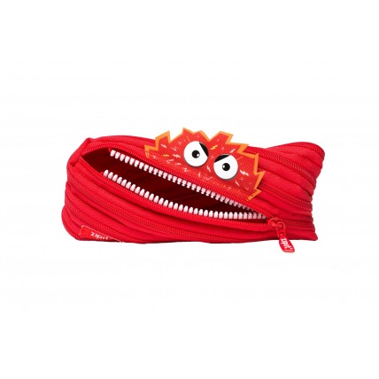 Penar cu fermoar, ZIP..IT Talking Monstar - rosu aprins