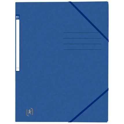 Dosar A4, carton MultiStrat 390g/mp, cu elastic, OXFORD Top File - albastru