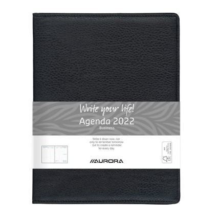 Agenda 17,5x22,5 cm;7 zile/2pag(144pag), spirala, BUSINESS - Finesse