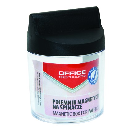 Dispenser magnetic cilindric, D58xh68mm, pentru agrafe, Office Products