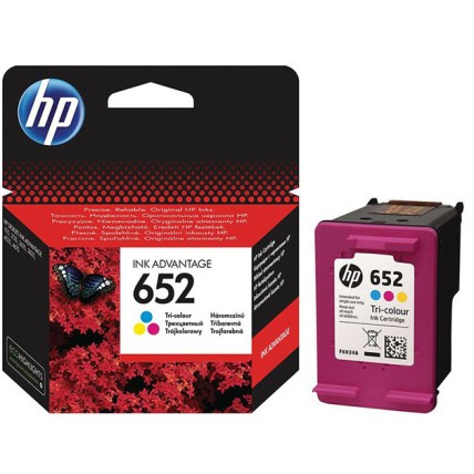 Cartus cerneala HP color F6V24AE(652) pentru DeskJet 1115/2135/4675, 200pg.
