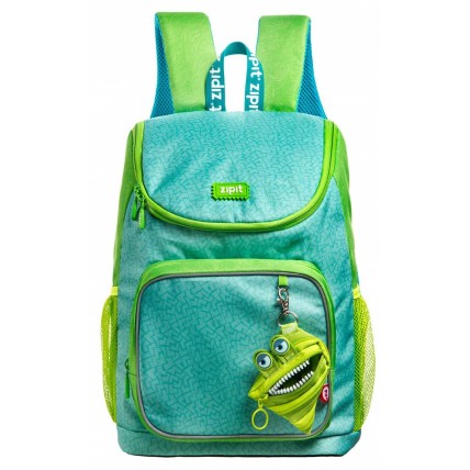 Rucsac ZIPIT Wildlings Premium, buzunare laterale - verde + portofel monezi cadou- EAN 7290112420855