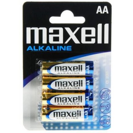 Baterii alkaline R6, AA,1.5V, 4 buc/set - Maxell
