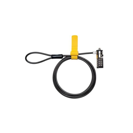 Cablu de securitate Kensington Ultra. cu cifru, 6 mm, 180 cm, negru