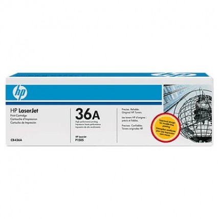 Cartus toner HP negru CB436A(36A) pentru LaserJe P1505/M1120/M1522, 2000pg.