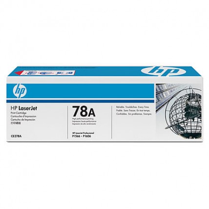 Cartus toner HP negru CE278A pentru P1566/1606dn, 2100pg.