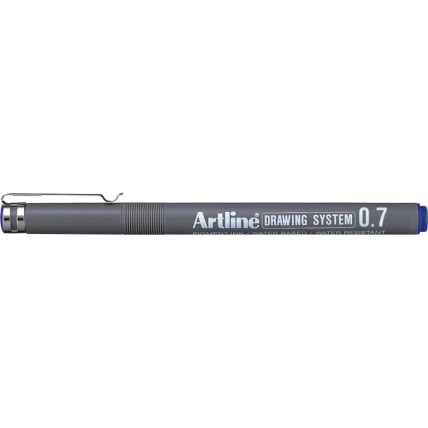 Liner pentru desen tehnic ARTLINE, varf fetru 0.7mm - albastru