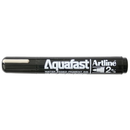 Marker Aquafast, varf rotund, 2 mm, ARTLINE - negru