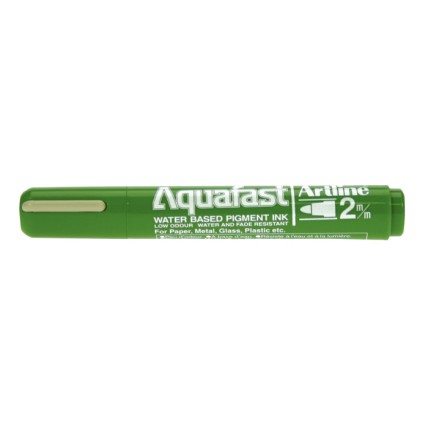 Marker Aquafast, varf rotund, 2 mm, ARTLINE - verde