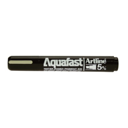 Marker Aquafast, varf tesit, 5 mm, ARTLINE - negru