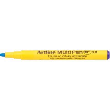 Marker universal ARTLINE Multi Pen, varf tesit 3.0mm - albastru