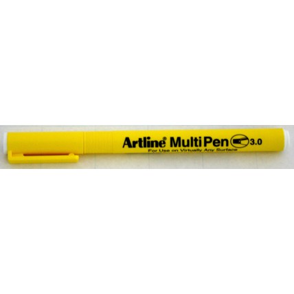Marker universal ARTLINE Multi Pen, varf tesit 3.0mm - alb