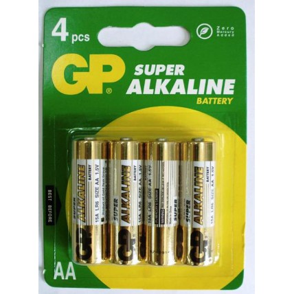 Baterii alkaline R6,AA,1.5V, 2buc/set , - GP