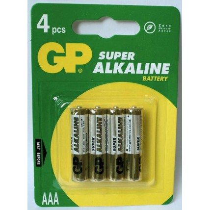 Baterii alkaline R3, AAA,1.5V,2buc/set - GP
