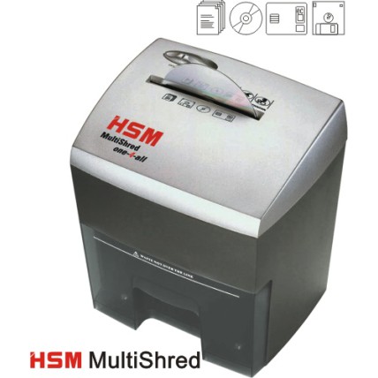 Distrugator documente HSM MultiShred - CD/DVD/dischete/creditcard - cross cut (4 x 30 mm)