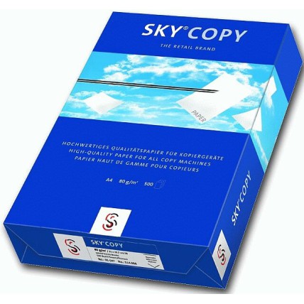 Hartie alba pentru copiator, A3, 80gr/mp, 500coli/top, Sky Copy